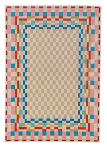 Tepih od mješavine vune 180x230 cm Checkered Border – Flair Rugs