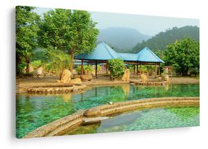 Slika - Shanghai hotel park (90x60 cm)
