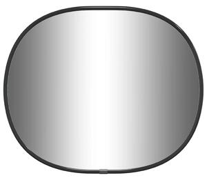 VidaXL Zidno ogledalo crna 30x25 cm