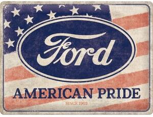 Metalni znak Ford - American Pride, (40 x 30 cm)