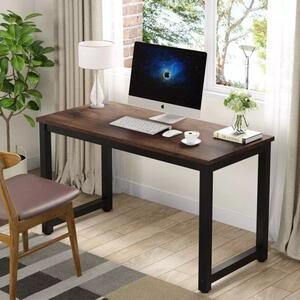 Moderno računalo i pisaći stol 120 cm x 60 cm x 74 cm Tamno smeđa