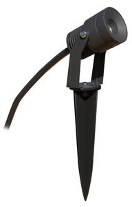 EVN Merlo LED vrtna svjetiljka s podnim šiljkom, 3000K, 5W, Crno, Metal