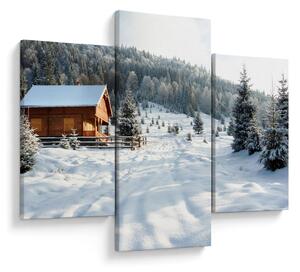 Slika - Planinska koliba (90x60 cm)