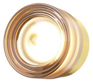 Maytoni OLO LED zidna svjetiljka, glatko mesing/jantar, Ø 13 cm, CCT, Zlato / mjed, Dnevni boravak/blagovaonica, Staklo