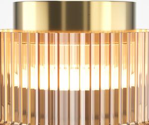 Maytoni SCALA LED stropna svjetiljka, smeđa/brončana, Ø 15 cm, staklo, dimabilna, prigušiva, Smeđa / hrđa, Dnevni boravak/blagovaonica, Staklo