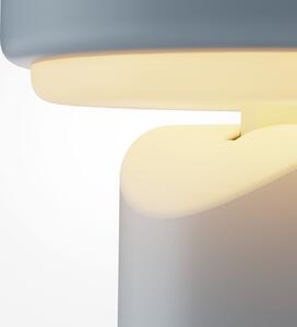 Maytoni Topo LED punjiva stolna lampa, svijetloplava, visina 20 cm, metal, s, prigušiva, Plava, Dnevni boravak/blagovaonica, Metal
