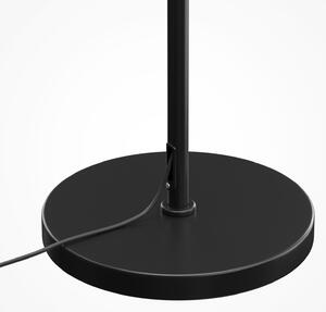 Maytoni Dallas podna lampa, crna/crna, visina 150 cm, 6 svjetiljki, s prigušivačem, prigušiva, Crno, Dnevni boravak/blagovaonica, Staklo, Metak