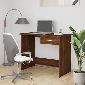 VidaXL Radni stol boja smeđeg hrasta 100x50x76 cm konstruirano drvo