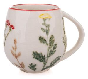 Bijela porculanska šalica 240 ml Flower Garden – Dakls