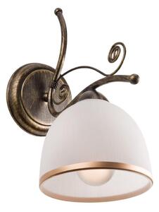 Zidna lampa RETRO II 1xE27/60W/230V zlatna patina