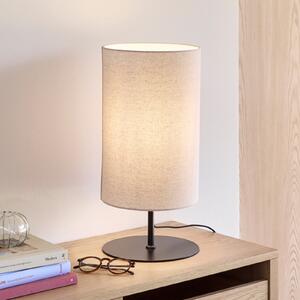 Hübsch HÜBSCH Sable stolna lampa, boje pijeska, visina 50 cm, tkanina, Bež, Dnevni boravak/blagovaonica, Tkanina / tekstil