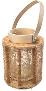 Lanterna s fliterima NATUR GLAM 26 cm, prirodna