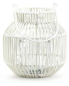 Metalni lampion MAREN HALO 18,5 cm, bijela