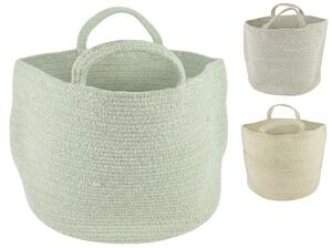 Košara za pohranu s ručkama COTTON HAVEN 35x35 cm - više boja Boja: Růžovohnědá