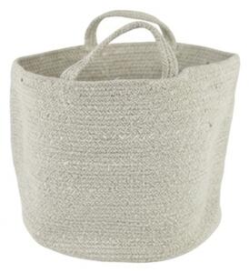 Košara za pohranu s ručkama COTTON HAVEN 35x35 cm - više boja Boja: Svijetlo siva