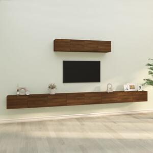 VidaXL 6-dijelni set TV ormarića boja smeđeg hrasta konstruirano drvo