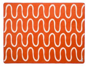 Narančasta deka 150x200 cm Swirl – noo.ma