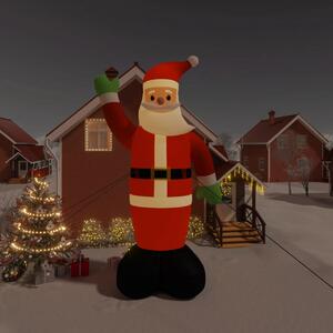VidaXL Božićni Djed Mraz na napuhavanje s LED svjetlima 820 cm
