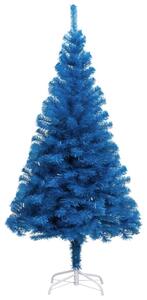 VidaXL Umjetno božićno drvce sa stalkom plavo 180 cm PVC