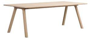 Proširiv blagovaonski stol od punog hrasta 95x220 cm Clapperton – Rowico