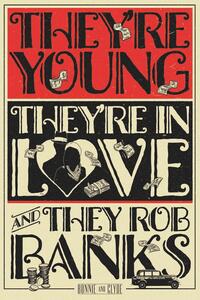 Umjetnički plakat Bonnie and Clyde - Barrow Gang, (26.7 x 40 cm)