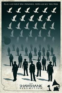 Umjetnički plakat The Shawshank Redemption, (26.7 x 40 cm)