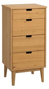 Komoda od punog hrasta u prirodnoj boji 45x92x38 cm Garrison – Rowico