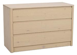 Komoda u dekoru hrasta u svijetloj prirodnoj boji 110x70x45 cm Melstone – Rowico