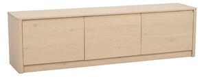 Komoda u dekoru hrasta u svijetloj prirodnoj boji 180x50x40 cm Melstone – Rowico