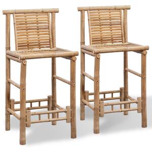 VidaXL Barski stolci od bambusa 2 kom