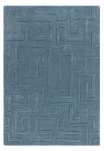 Plavi vuneni tepih 120x170 cm Maze – Asiatic Carpets