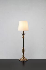 Crna/u brončanoj boji stolna lampa s tekstilnim sjenilom (visina 73 cm) Gent – Markslöjd