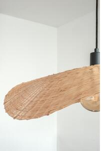 Viseća svjetiljka u prirodnoj boji s bambusovim sjenilom ø 70 cm Rayo – Markslöjd