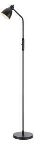 Mat crna stojeća svjetiljka s metalnim sjenilom (visina 143 cm) Story – Markslöjd