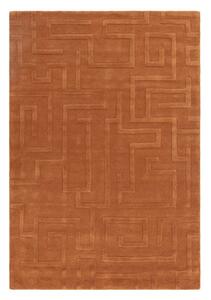 Ciglasti vuneni tepih 160x230 cm Maze – Asiatic Carpets