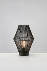 Crna stolna lampa s metalnim sjenilom (visina 38 cm) Casa – Markslöjd