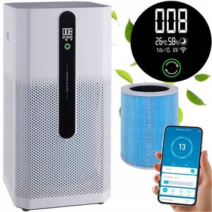 Hepa pročišćivač zraka ioniqs lcd touch wifi app smart life 370m3/h
