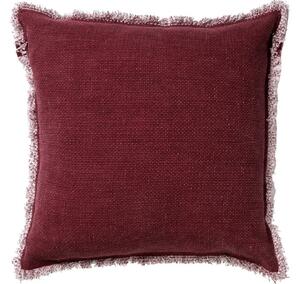 Dekorativna navlaka za jastuk BURTO MERLOT 45x45 cm, vinska crvena