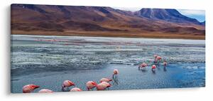 Slika - Flamingosi (120x50 cm)