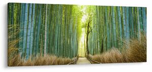 Slika - Put s bambusima (120x50 cm)