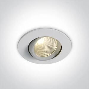 UGRADBENA SVJETILJKA LED/7W/4000K/560lm/fi.90mm/60°/230V BIJELA DM11107B/W/C