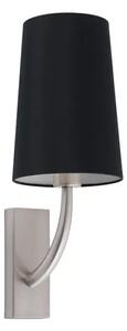 REM MATT NICKEL ZIDNA SVJETILJKA BLACK SHADE FR29680-21