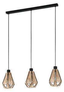 VISILICA 3xE27 TEKSTIL/BOJA DRVETA ADWICKLE 43777