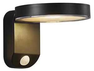 RICA ROUND ZIDNA SVJETILJKA CRNA SOLARLED IP44 2118141003