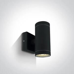 ZIDNA SVJETILJKA 2×GU10/35W/230V IP54 CRNA DM67130/B