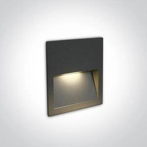 ZIDNA SVJETILJKA LED/3W/3000K/300lm/240V IP65 ANTRACIT DM68068A/AN/W