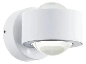 VANJSKA ZIDNA LAMPA 2xLED 3W, 900lm, IP44, LIJEVANI ALUMINIJ/BIJELO/ STAKLO TREV 98747