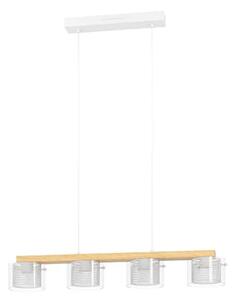 VISILICA 4xLED 4X3,7W, RGB + BIJELA, DRVO/BIJELA PORTICO-Z 900881