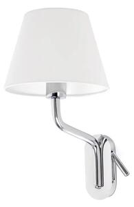 ETERNA CHROME ZIDNA SVJETILJKA E27 15W WITH LEFT READER L FR24007-10