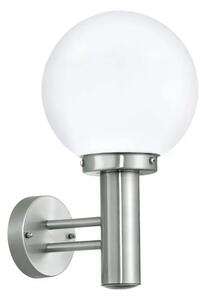 VANJSKA ZIDNA LAMPA 1xE27 INOX/SATEN NISIA 30205